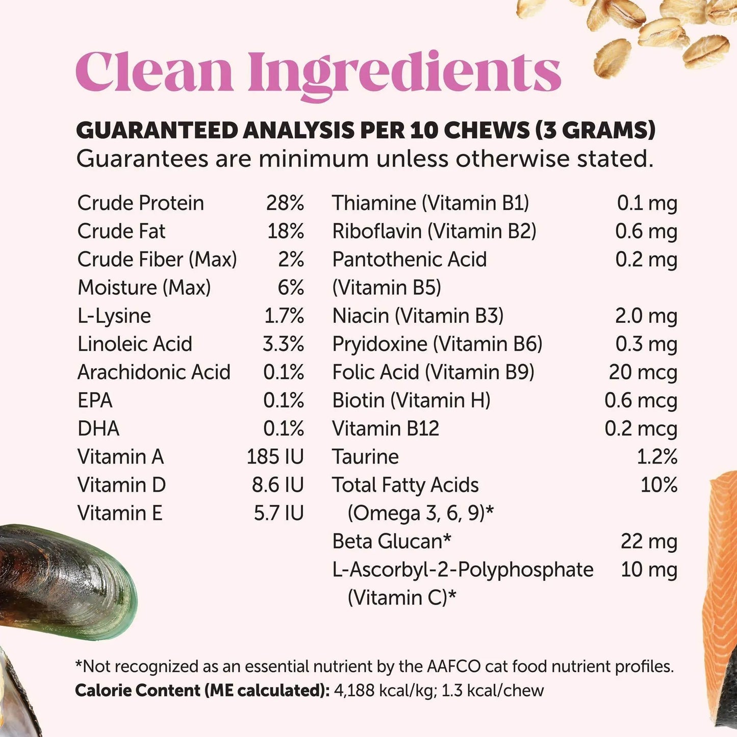 Pet Honesty Cat Multivitamin Crunchy & Creamy Chews - Cat Treats for Health + Immune, Cat Joint Support, Skin & Coat, & Digestion - Omega 3s, Lysine & Probiotic Cat Vitamins - 30 Day Supply Pet palace shop