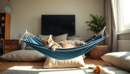 Elevate Your Cat's Comfort with the Innovative New Foldable Cat Hammock Pet palace shop