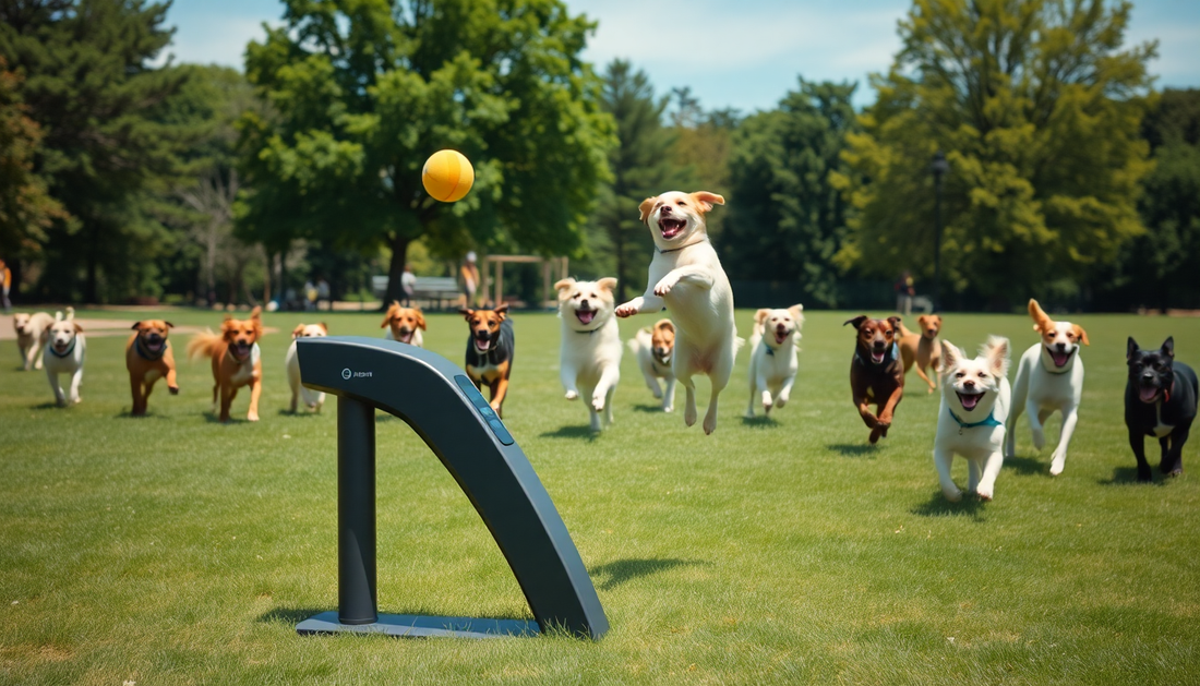 Unleash Your Dog's Inner Athlete with the Automatic Dog Thrower from Pet Palace Shop Pet palace shop