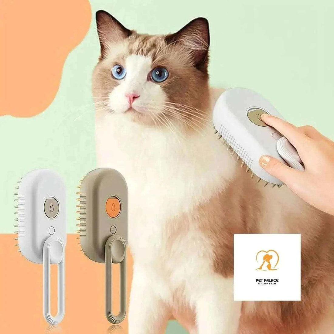 Cat Dog Pet Grooming Comb with Electric Spray Water Steam Soft Silicone Brush Kitten Pet Bath Brush Massage Pet Hair Remover