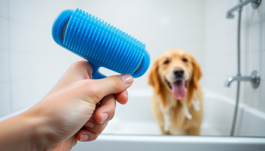 Unleash the Power of Grooming: Discover the Pet Dog Shampoo Brush from Pet Palace Shop