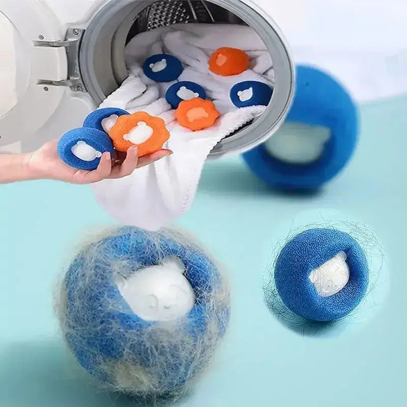 1-5pcs Pet Hair Remover Reusable Ball Laundry Washing Machine Filter Wool Sticker Cat Hair Remover Pet Fur Lint Catcher Home Pet palace shop