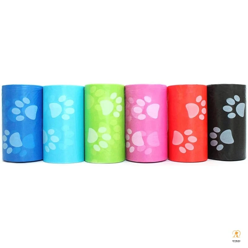 120 Rolls Dog Poop Bag Outdoor Cleaning Poop Bag Outdoor Clean Pets Supplies for Dog 15Bags/Roll Refill Garbage Bag Pet Supplies Pet palace shop