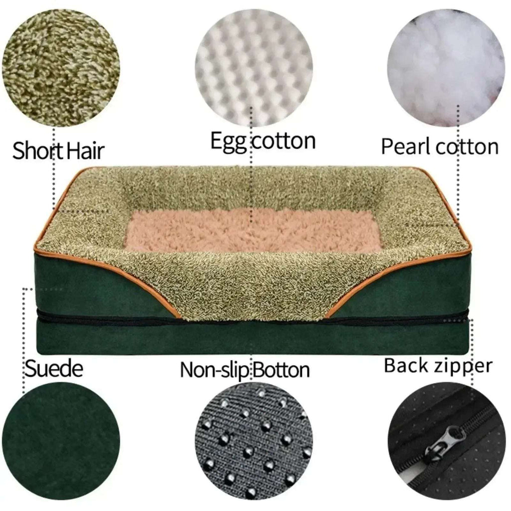 1PC Removable and Washable Pet Dog Sofa Dog Sleep Bed All-season Universal Dog Kennel Cat Kennel Soft and Comfortable Pet Kennel Pet palace shop