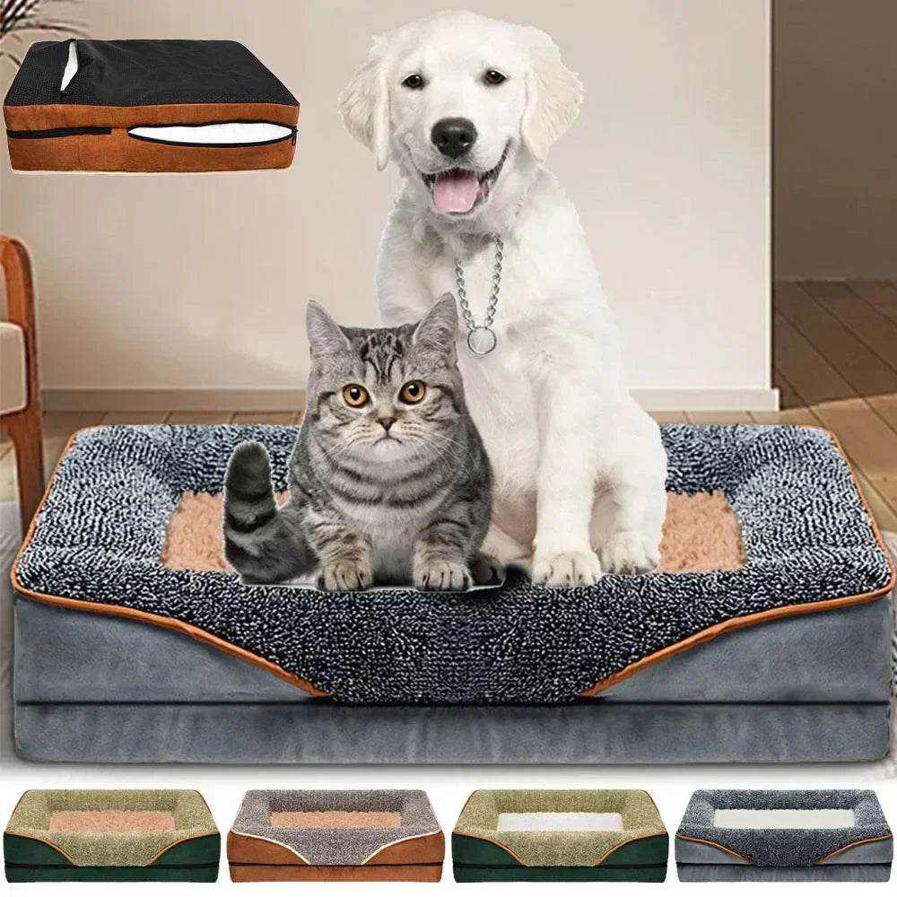 1PC Removable and Washable Pet Dog Sofa Dog Sleep Bed All-season Universal Dog Kennel Cat Kennel Soft and Comfortable Pet Kennel Pet palace shop
