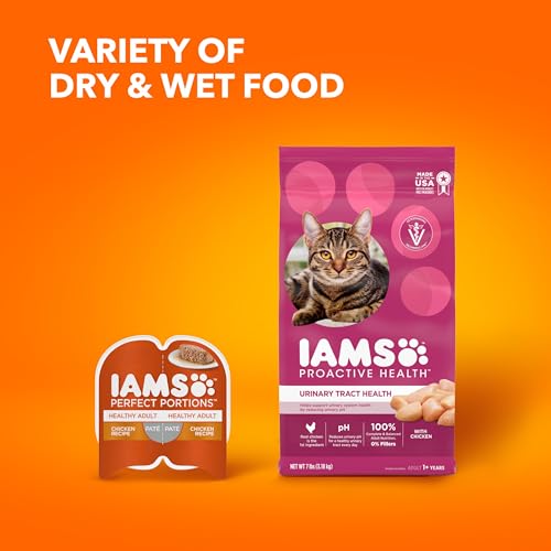 IAMS Proactive Health Adult Urinary Tract Healthy Dry Cat Food with Chicken, 22 lb. Bag