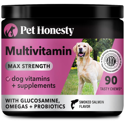 Pet Honesty Cat Multivitamin Crunchy & Creamy Chews - Cat Treats for Health + Immune, Cat Joint Support, Skin & Coat, & Digestion - Omega 3s, Lysine & Probiotic Cat Vitamins - 30 Day Supply