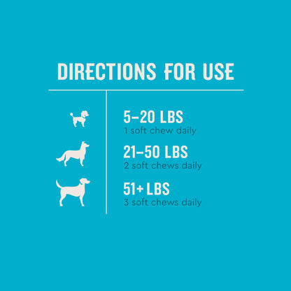 VetIQ Glucosamine Hip & Joint Supplement for Dogs, 180 Soft Chews, Dog Joint Support Supplement with MSM and Krill, Dog Health Supplies Large & Small Breed, Chicken Flavored Chewables