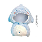 17cm Clothes Set for Dog NO Doll , Hat and Dress Set for dogs Accessories Suit, Cute Outfit for Labubu Dress up Purple