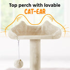 Yaheetech 54in Cat Tree Tower Condo Furniture Scratch Post for Kittens Pet House Play