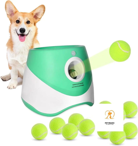 Automatic Ball Launcher Toy Interactive Tennis Pet Thrower Pet palace shop