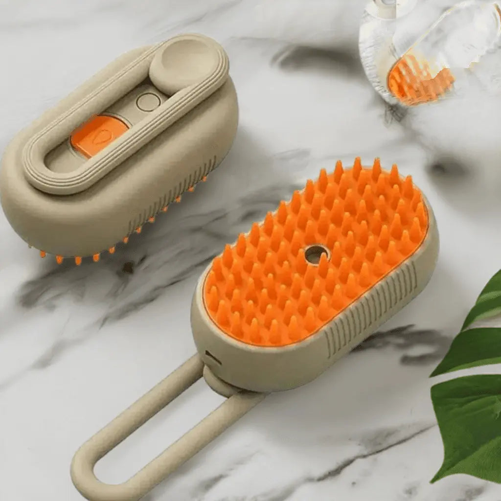 Cat Dog Pet Grooming Comb with Electric Spray Water Steam Soft Silicone Brush Kitten Pet Bath Brush Massage Pet Hair Remover Pet palace shop