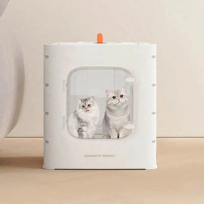 Folded Automatic Pet Hair Drying Machine - Professional Cat Hair Dryer Box Pet palace shop