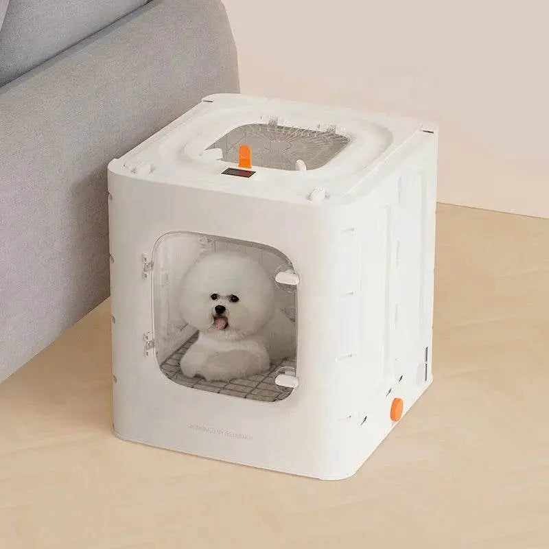 Folded Automatic Pet Hair Drying Machine - Professional Cat Hair Dryer Box Pet palace shop