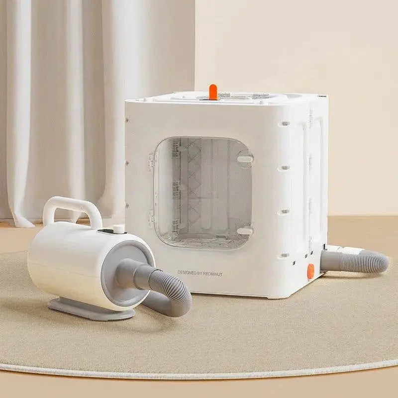 Folded Automatic Pet Hair Drying Machine - Professional Cat Hair Dryer Box Pet palace shop