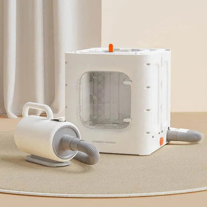Folded Automatic Pet Hair Drying Machine - Professional Cat Hair Dryer Box Pet palace shop