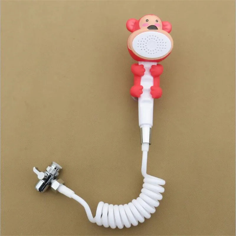 Kitchen Bathroom Sink Water Faucet External Shower Head Set Toilet Flush Extension Tap Small Nozzle Wash Hair Shower With Holder Pet palace shop