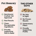 Pet Honesty Cat Multivitamin Crunchy & Creamy Chews - Cat Treats for Health + Immune, Cat Joint Support, Skin & Coat, & Digestion - Omega 3s, Lysine & Probiotic Cat Vitamins - 30 Day Supply Pet palace shop