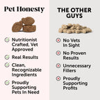 Pet Honesty Cat Multivitamin Crunchy & Creamy Chews - Cat Treats for Health + Immune, Cat Joint Support, Skin & Coat, & Digestion - Omega 3s, Lysine & Probiotic Cat Vitamins - 30 Day Supply Pet palace shop