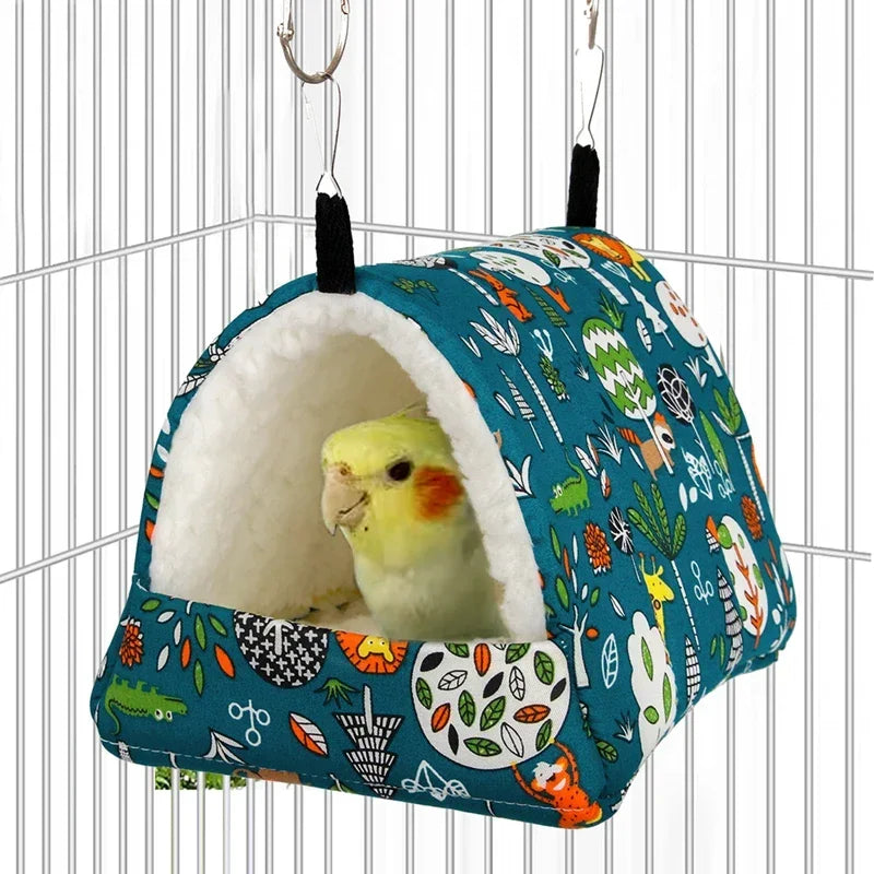 Cute Print Bird Bed Mini Bed Pet Hanging Cage
