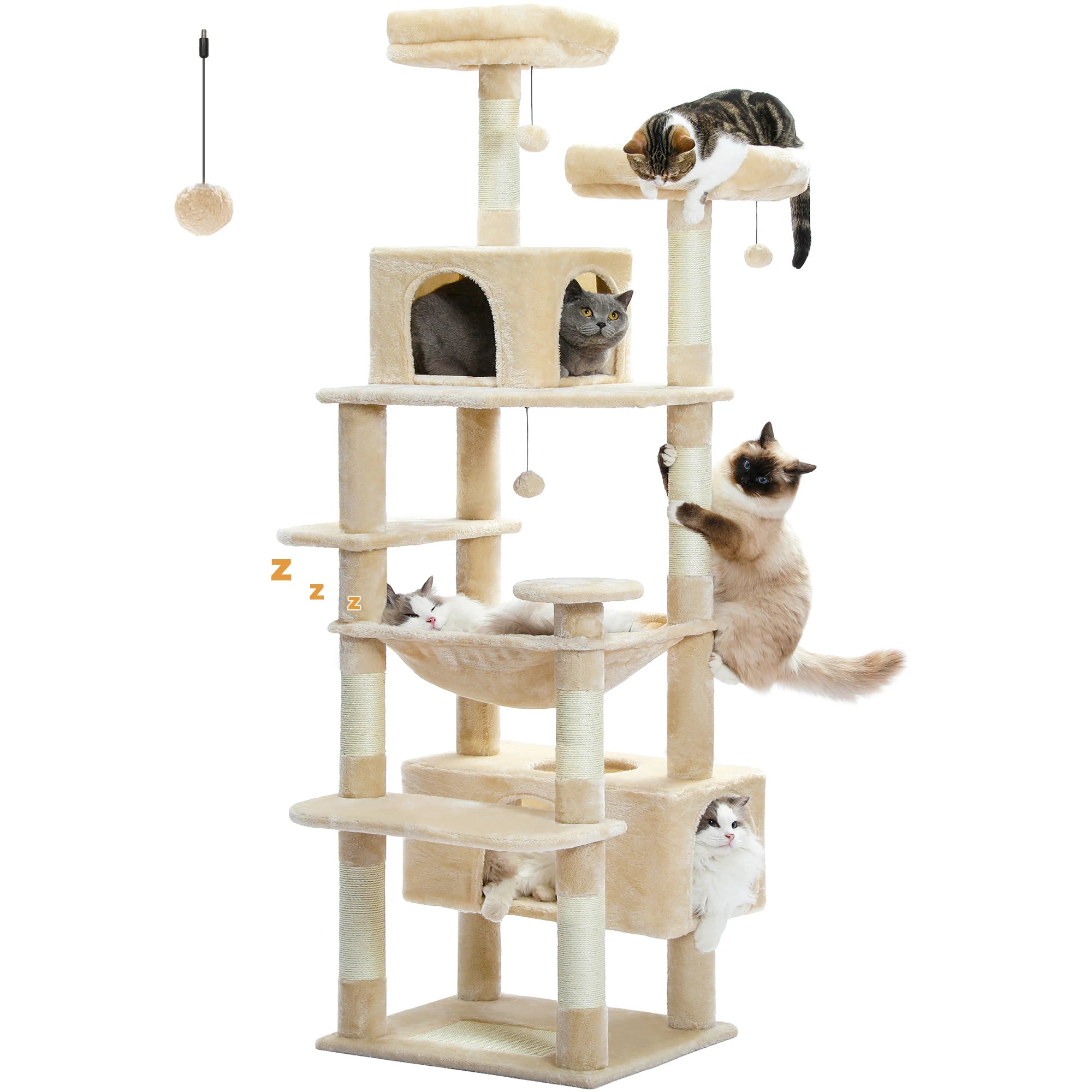 Large Cat Tree and Tower for Indoor Cats