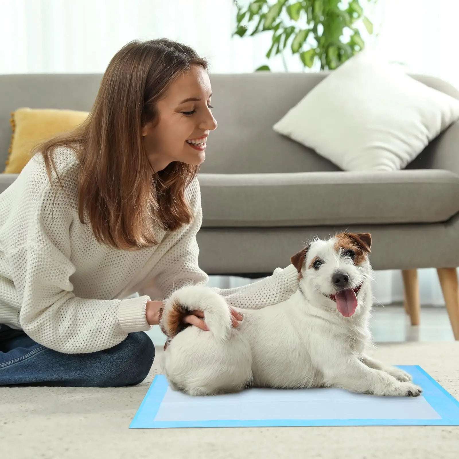 LeakProof Pee Pads for Dogs Quick Absorb 7Layer LeakProof Design Dog Pee Pads Potty Training Absorbent Waterproof Puppy Pee Pad