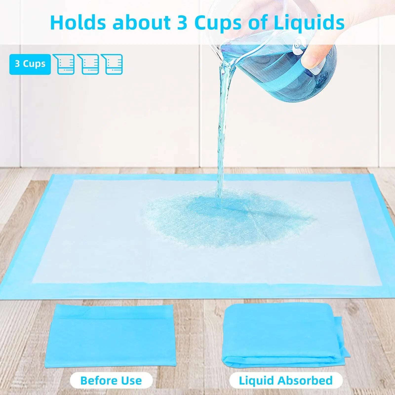 LeakProof Pee Pads for Dogs Quick Absorb 7Layer LeakProof Design Dog Pee Pads Potty Training Absorbent Waterproof Puppy Pee Pad