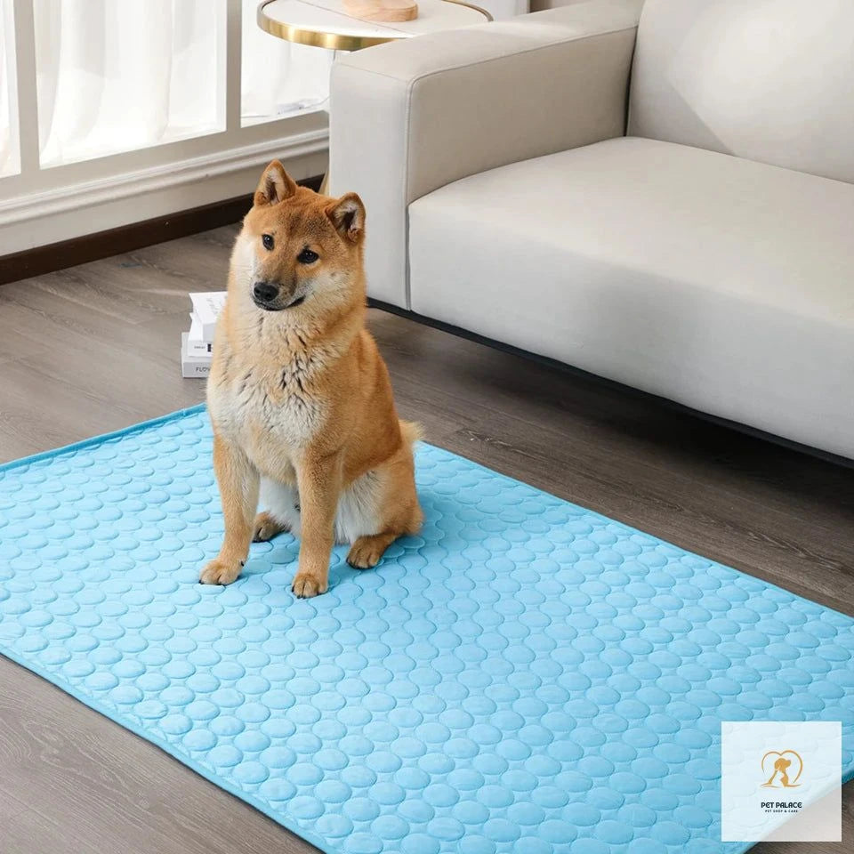 Dog Mat Cooling Summer Pad Mat for Dogs Cat Washable Puppy Big Dog Ice Gel Bed Mattress Cool Mascotas Cushion Blanket