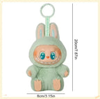 Cute Labub Sit Party Series Surprise Blind Box Plush Vinyl Doll Replica Toy Keychain Collection Decoration Birthday Gift