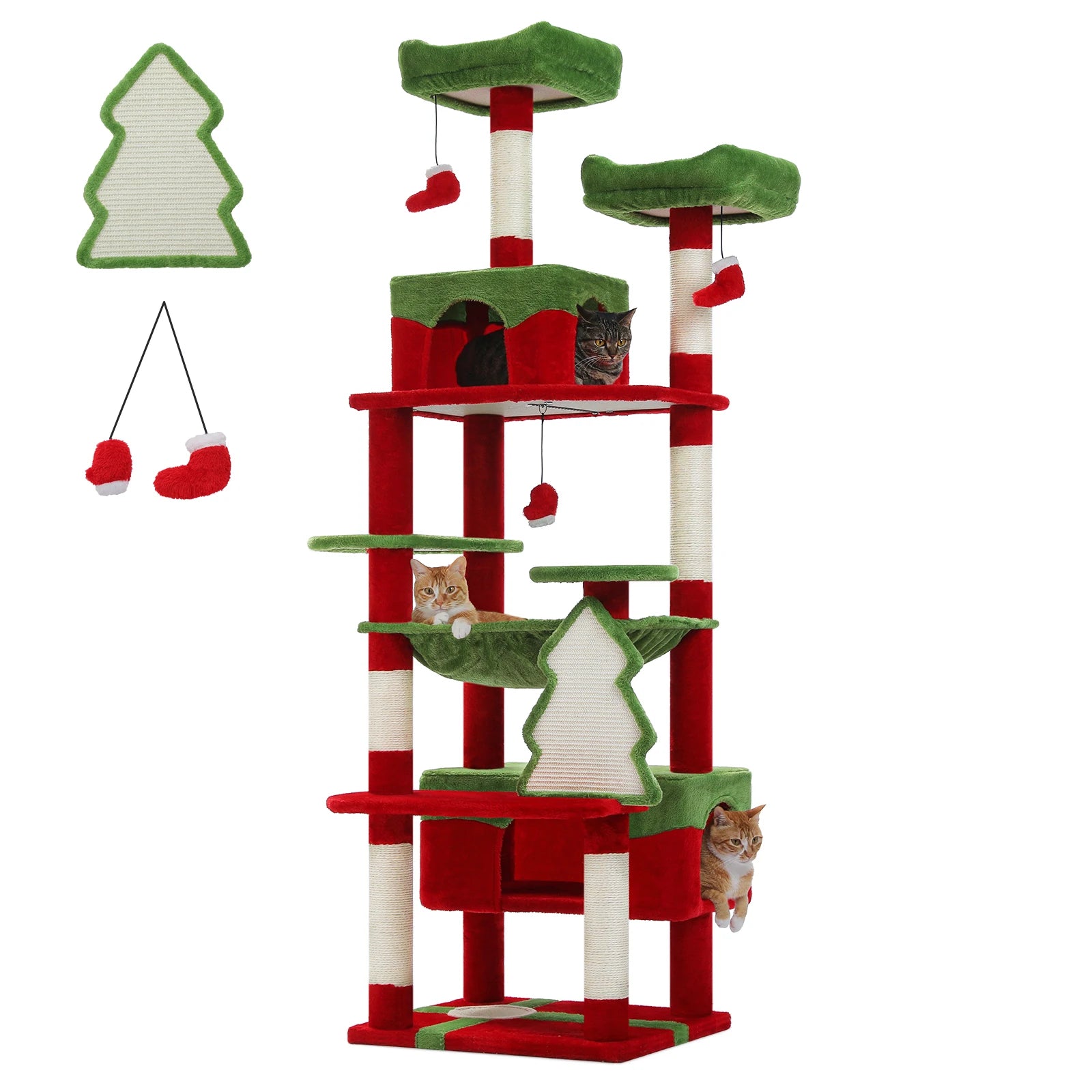 Large Cat Tree and Tower for Indoor Cats