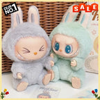 Cute Labub Sit Party Series Surprise Blind Box Plush Vinyl Doll Replica Toy Keychain Collection Decoration Birthday Gift