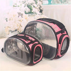 Portable Transparent Cat Carrier Backpack - Travel Pet Bag