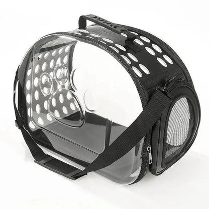 Portable Transparent Cat Carrier Backpack - Travel Pet Bag