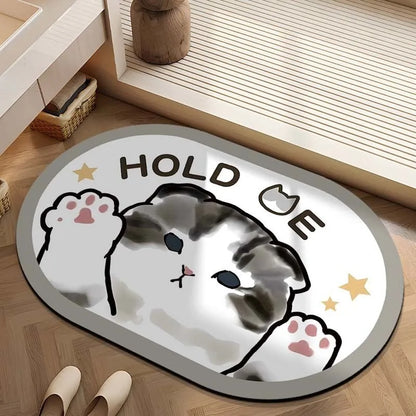 Diatom Mud Shower Floor Mat