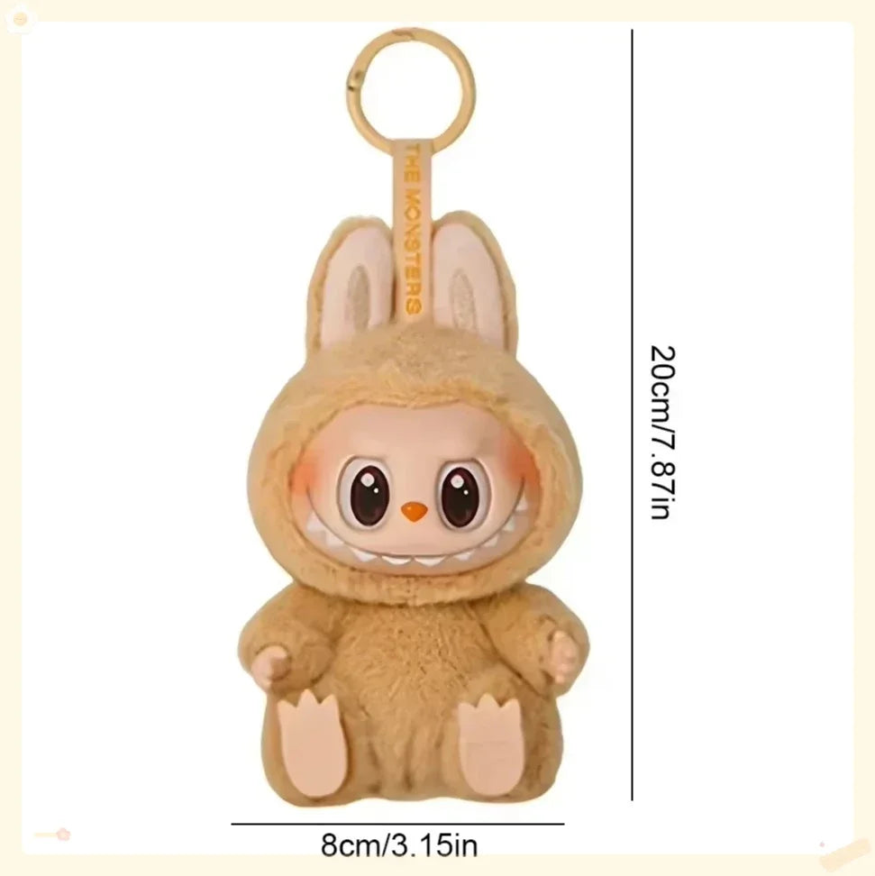 Cute Labub Sit Party Series Surprise Blind Box Plush Vinyl Doll Replica Toy Keychain Collection Decoration Birthday Gift