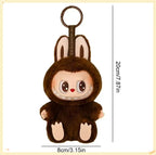 Cute Labub Sit Party Series Surprise Blind Box Plush Vinyl Doll Replica Toy Keychain Collection Decoration Birthday Gift