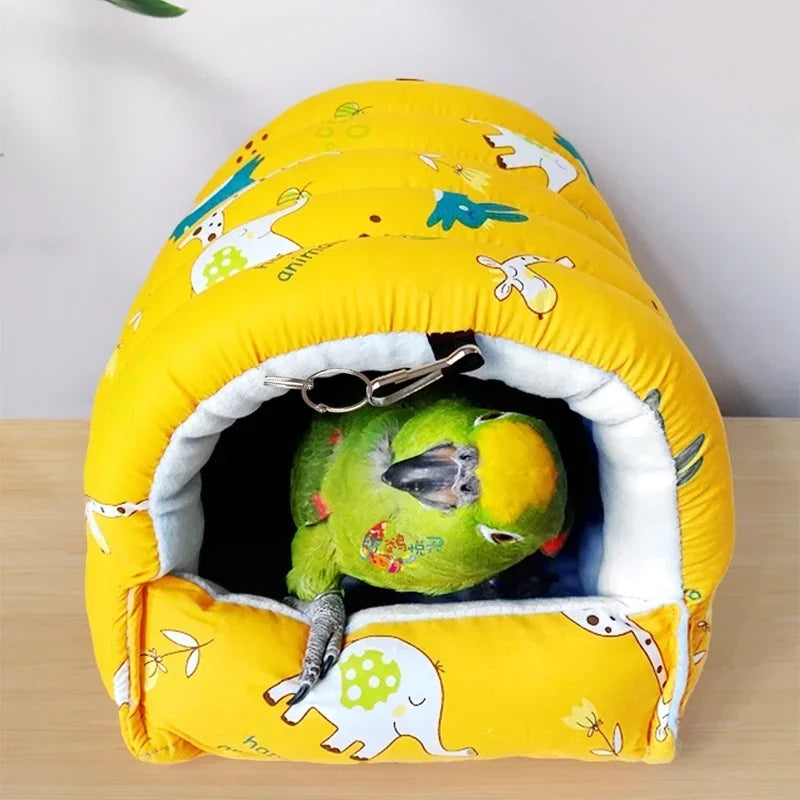 Cute Print Bird Bed Mini Bed Pet Hanging Cage