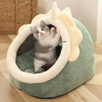 Cozy Cat Bed - Warm Pet Basket & Soft Cushion for Cats