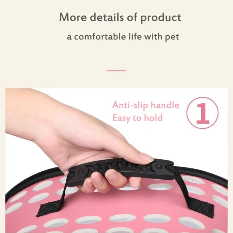 Portable Transparent Cat Carrier Backpack - Travel Pet Bag