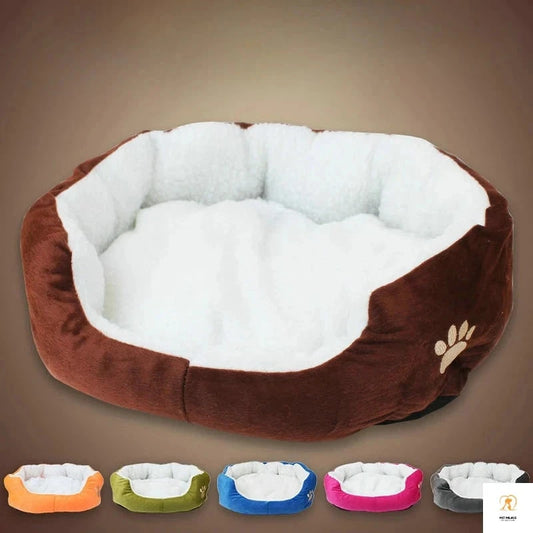 Washable Super Soft Dog Bed Pet Bed Mat Supplies Plush Cat Mat Small and Large Size Lambswool Kennel Teddy Bichon