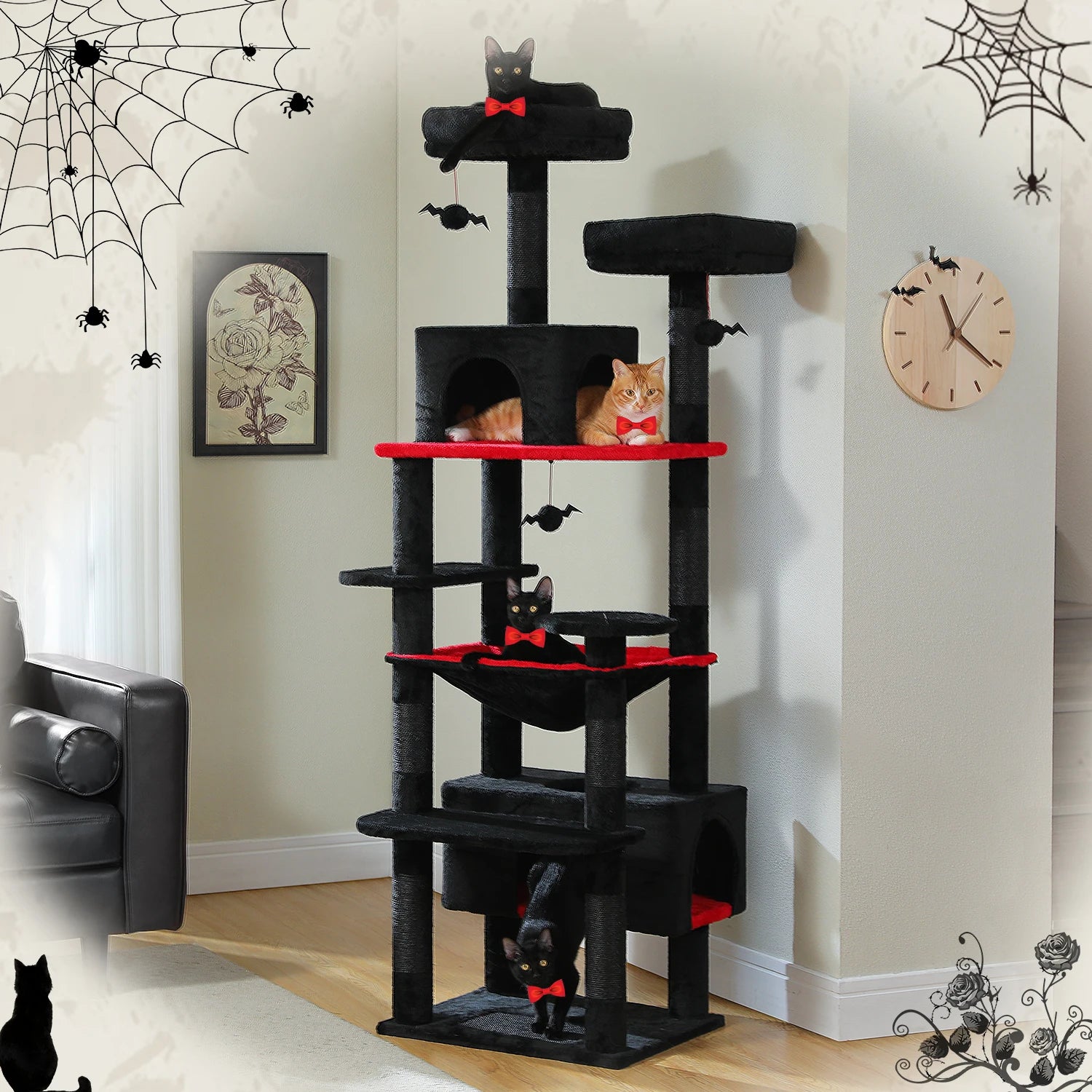 Large Cat Tree and Tower for Indoor Cats